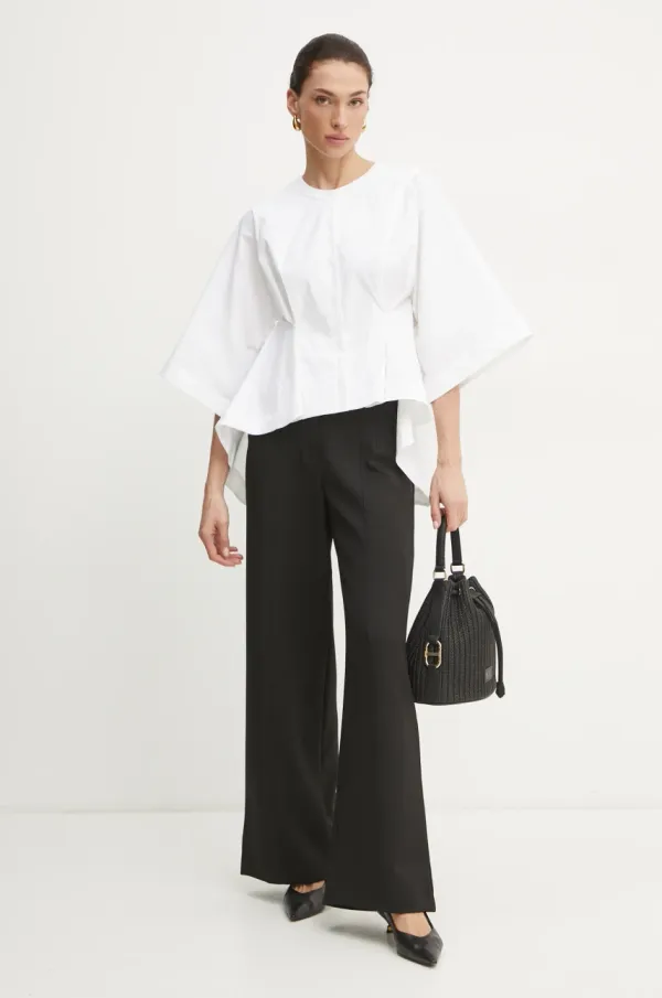 Twinset Torbica Twinset črna barva, 251TB7381