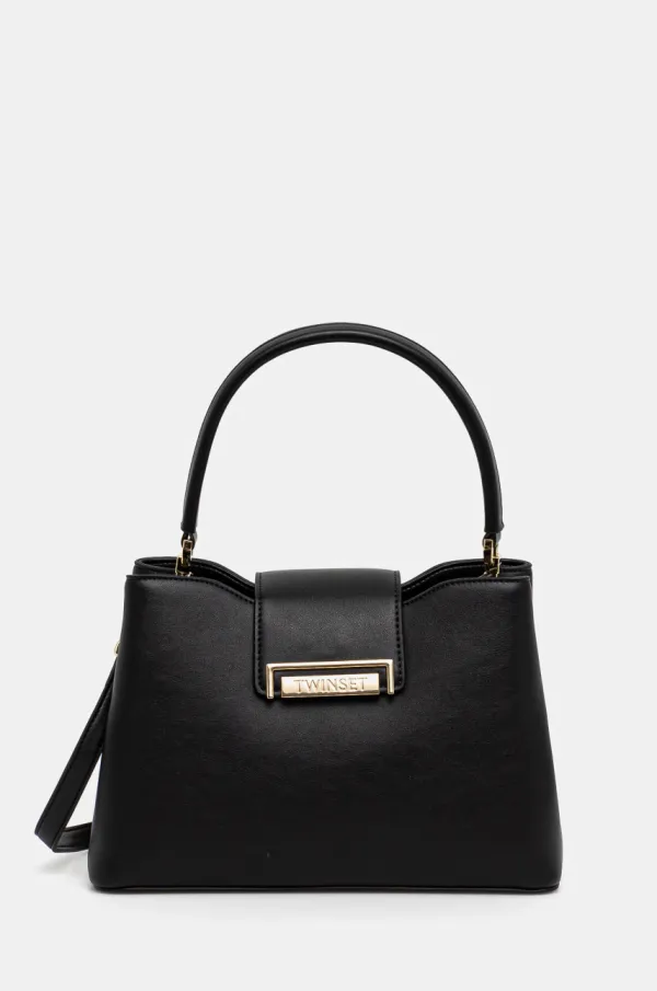 Twinset Torbica Twinset črna barva, 251TD8290