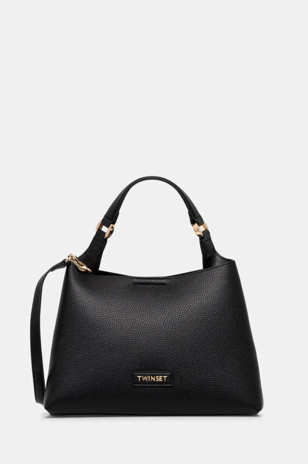 Twinset Torbica Twinset črna barva, 251TD8300