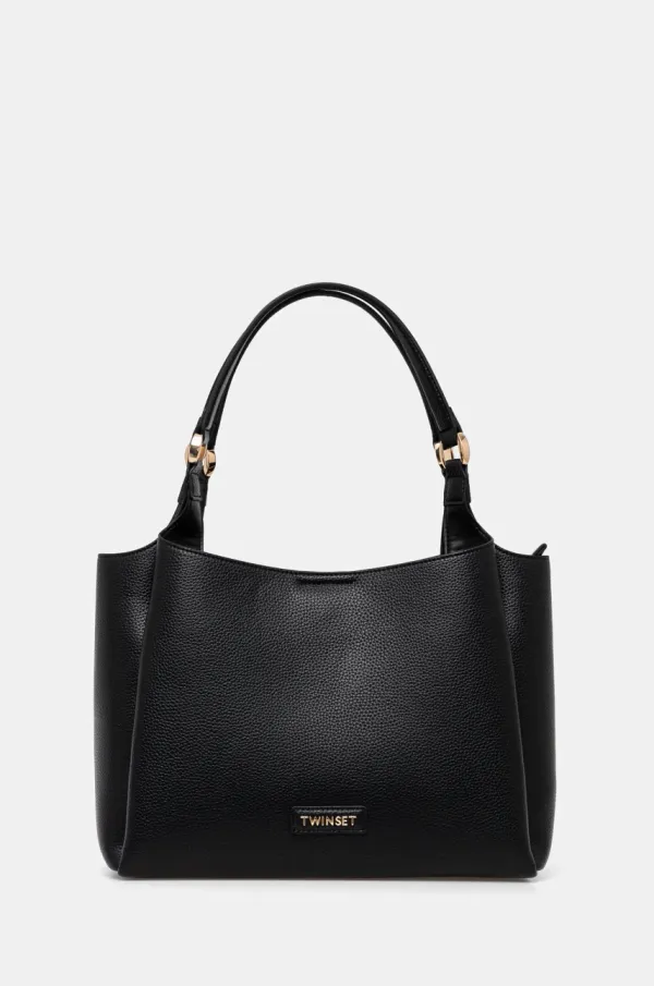 Twinset Torbica Twinset črna barva, 251TD8301