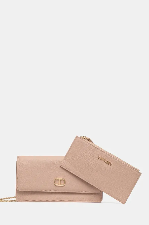 Twinset Torbica Twinset oranžna barva, 242TL8011