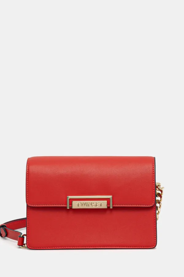 Twinset Torbica Twinset rdeča barva, 251TD8293