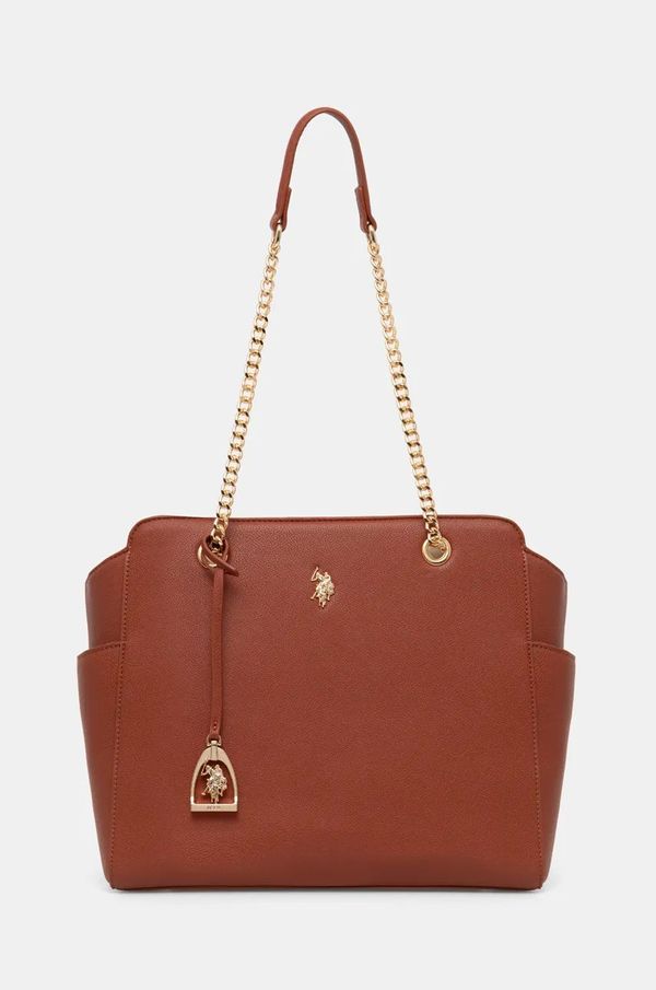 U.S. Polo Assn. Torbica U.S. Polo Assn. Jones rdeča barva, BIUJE8387WVP