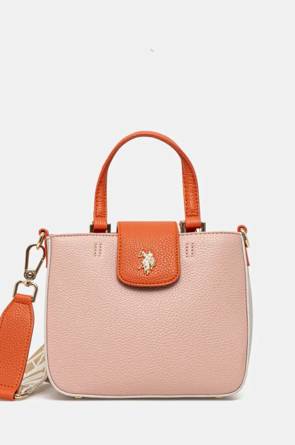 U.S. Polo Assn. Torbica U.S. Polo Assn. NEW MANSION oranžna barva, BEUE56394WVP