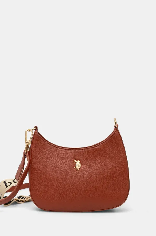 U.S. Polo Assn. Torbica U.S. Polo Assn. New Mansion rjava barva, BIUE58498WVP