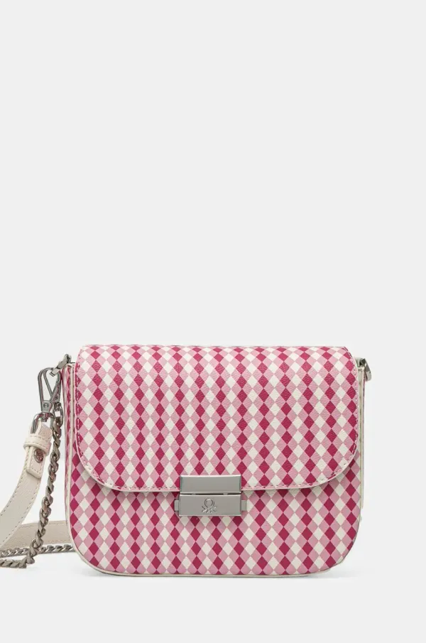 United Colors of Benetton Torbica United Colors of Benetton roza barva, 67TDDY07H