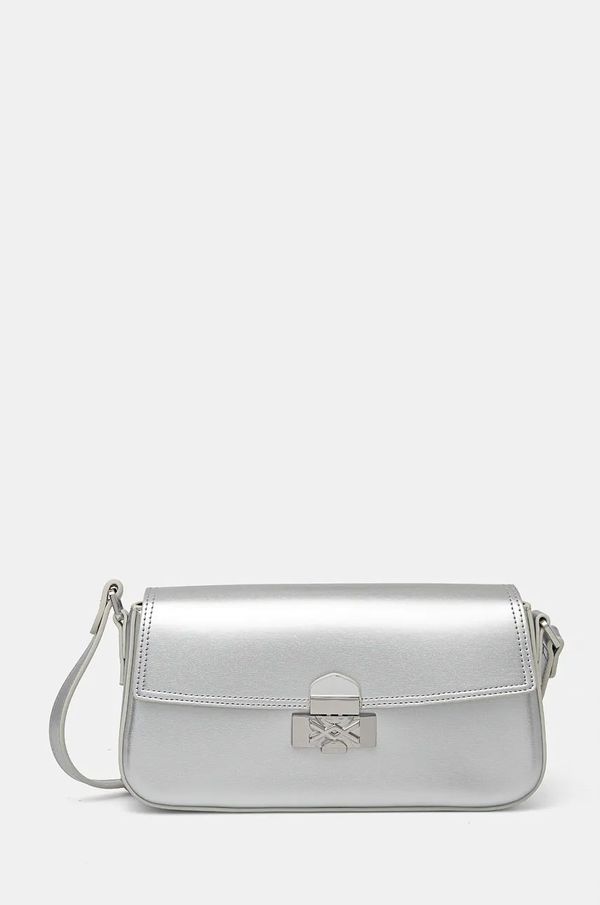 United Colors of Benetton Torbica United Colors of Benetton srebrna barva, 6WYYDY05L