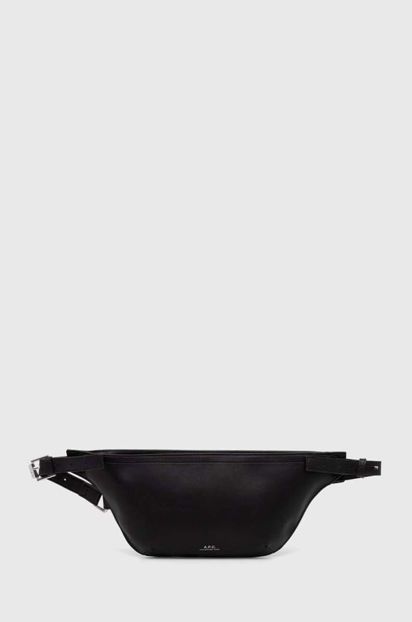 A.P.C. Torbica za okoli pasu A.P.C. črna barva