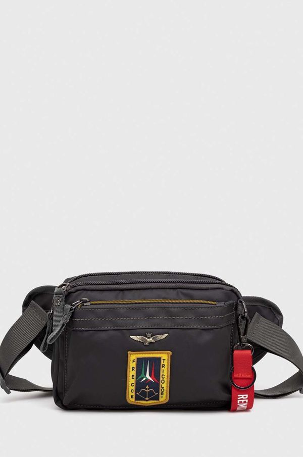 Aeronautica Militare Torbica za okoli pasu Aeronautica Militare siva barva AM353