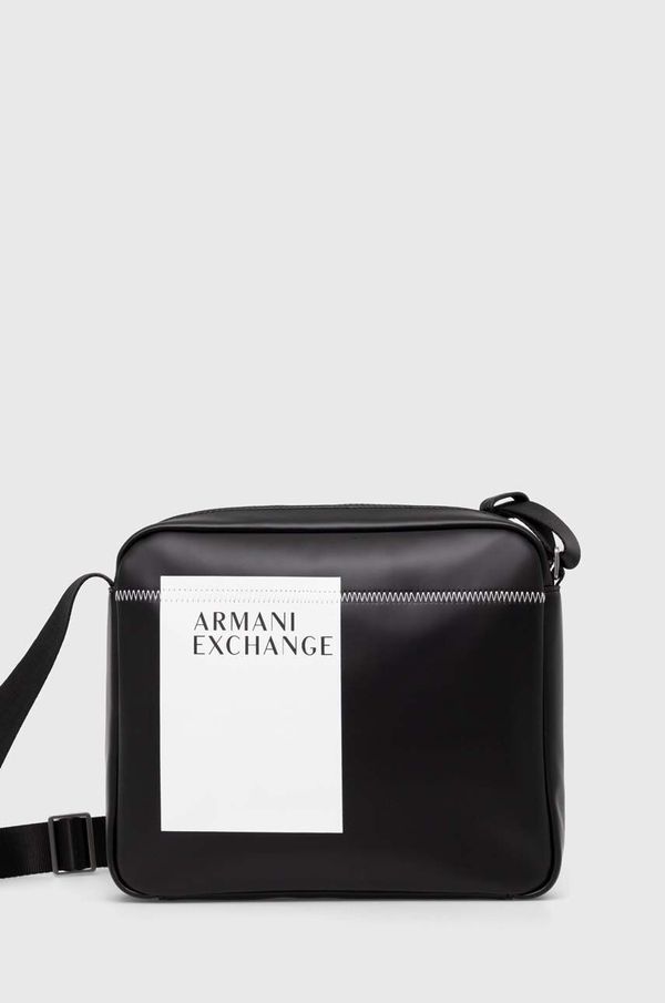 Armani Exchange Torbica za okoli pasu Armani Exchange črna barva, 952645 4R831