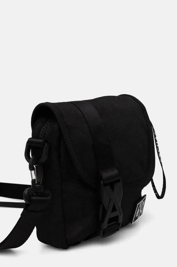 Armani Exchange Torbica za okoli pasu Armani Exchange črna barva, 952713 4F879