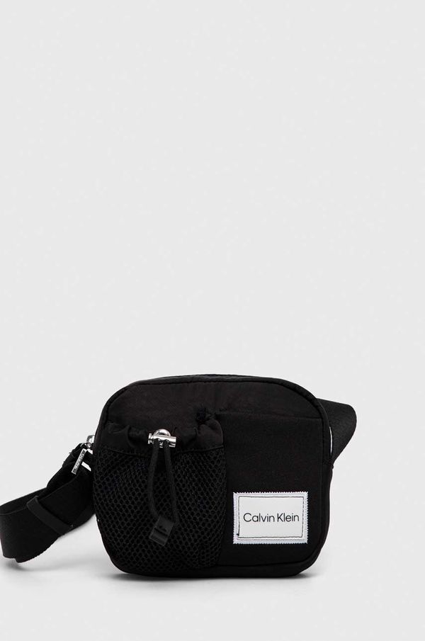 Calvin Klein Torbica za okoli pasu Calvin Klein črna barva
