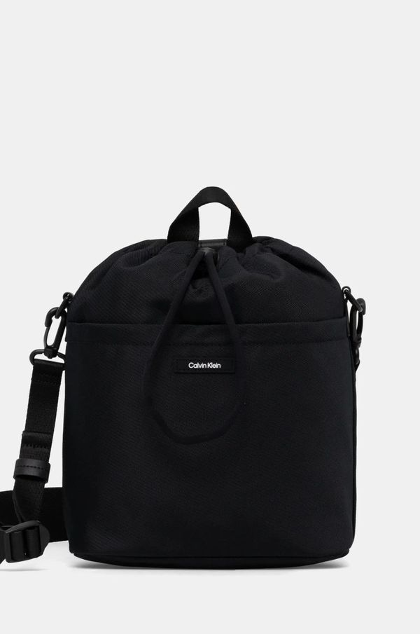 Calvin Klein Torbica za okoli pasu Calvin Klein črna barva, K50K512752