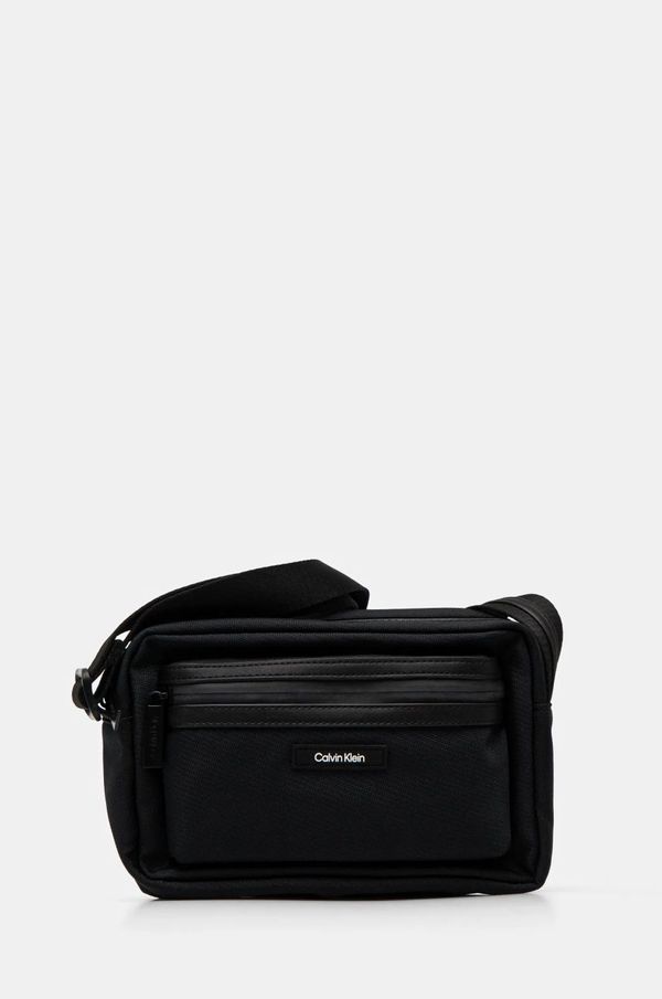 Calvin Klein Torbica za okoli pasu Calvin Klein črna barva, K50K512904