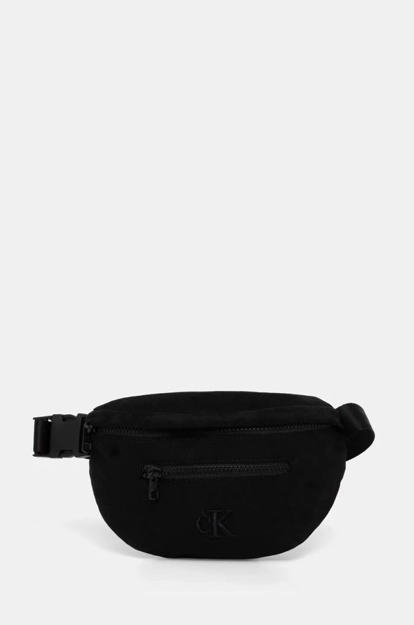 Calvin Klein Jeans Torbica za okoli pasu Calvin Klein Jeans črna barva, IU0IU00671