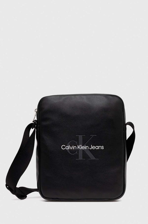 Calvin Klein Jeans Torbica za okoli pasu Calvin Klein Jeans črna barva