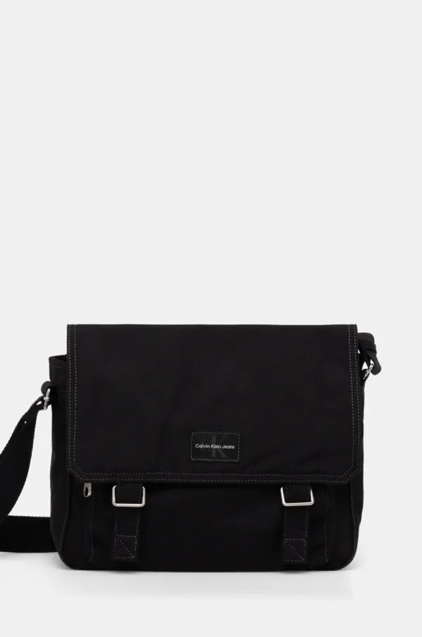 Calvin Klein Jeans Torbica za okoli pasu Calvin Klein Jeans črna barva, LV04G3091G