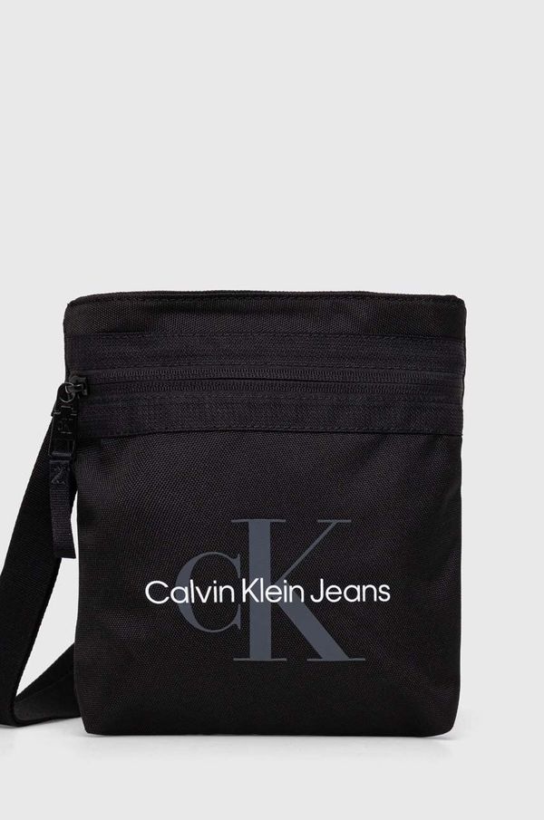 Calvin Klein Jeans Torbica za okoli pasu Calvin Klein Jeans črna barva