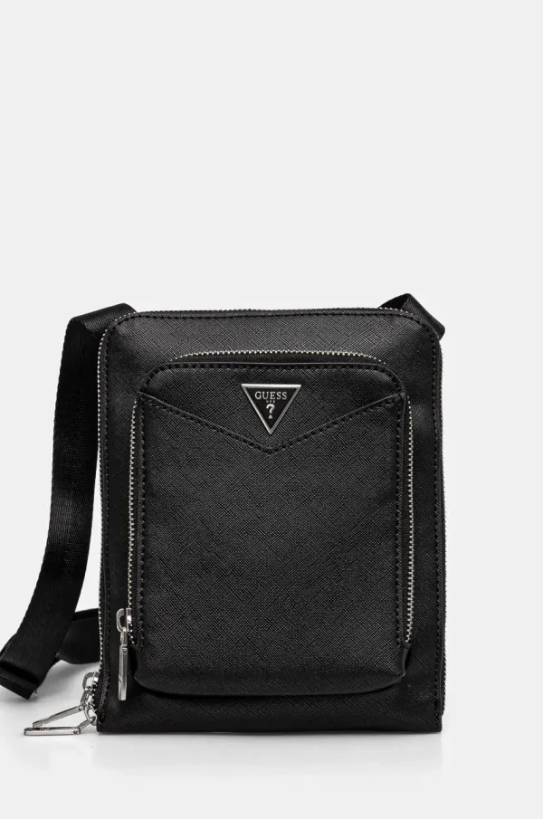 Guess Torbica za okoli pasu Guess SIENA črna barva, HMSISA P5109