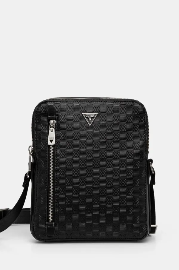 Guess Torbica za okoli pasu Guess TORINO črna barva, HMTODE P5118