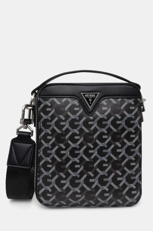 Guess Torbica za okoli pasu Guess TORINO črna barva, HMTOGW P4353