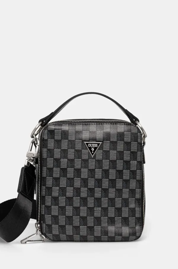 Guess Torbica za okoli pasu Guess TORINO črna barva, HMTOJS P4253