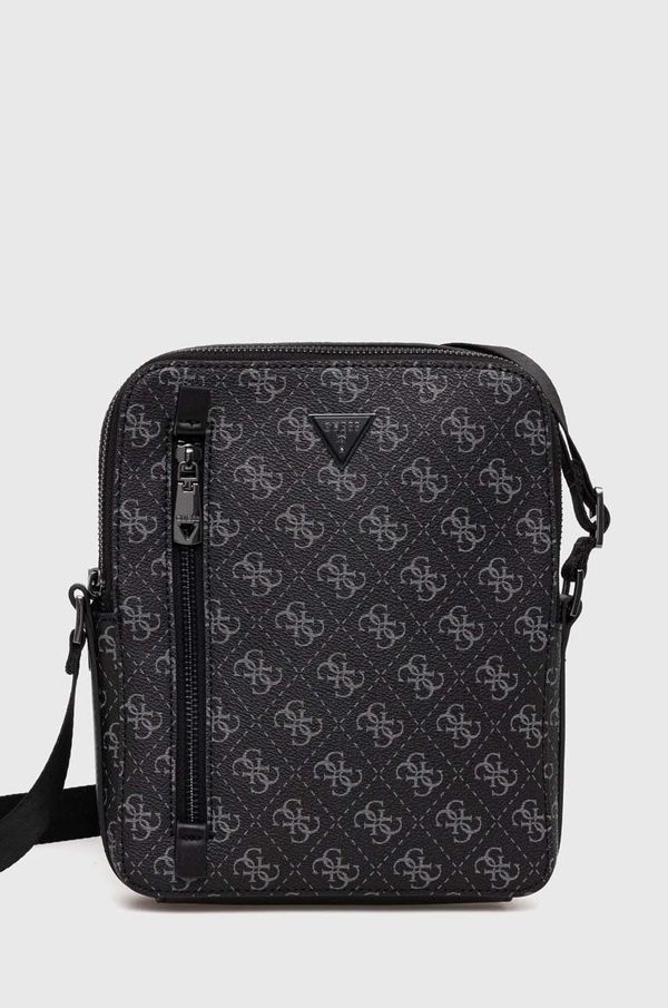 Guess Torbica za okoli pasu Guess TORINO črna barva, HMTOLO P4218