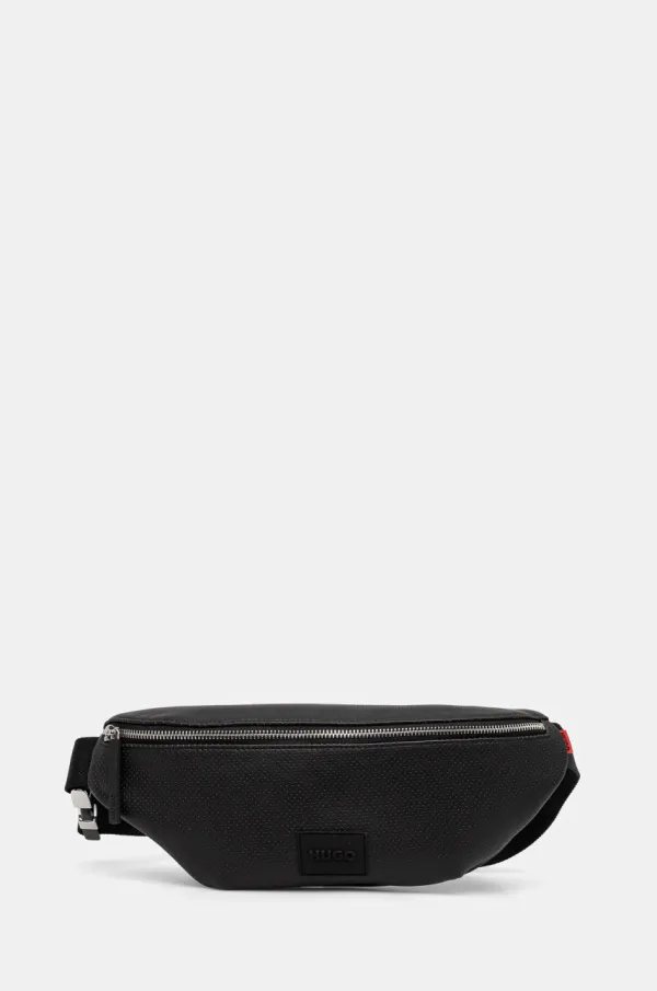HUGO Torbica za okoli pasu HUGO črna barva, 50541917