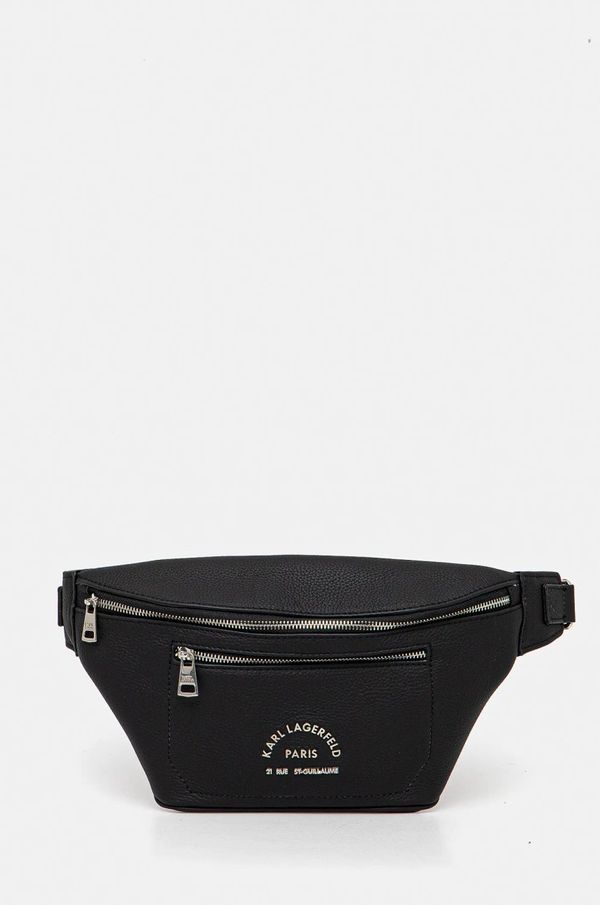 Karl Lagerfeld Torbica za okoli pasu Karl Lagerfeld črna barva, 544451.815912