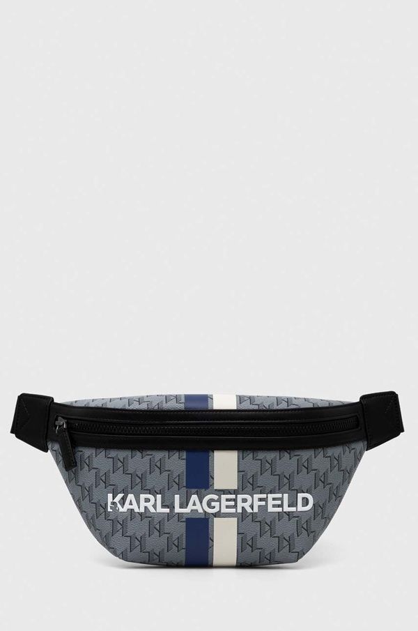 Karl Lagerfeld Torbica za okoli pasu Karl Lagerfeld siva barva