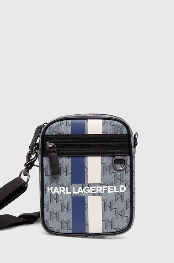 Karl Lagerfeld Torbica za okoli pasu Karl Lagerfeld siva barva