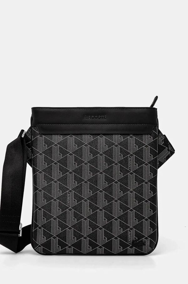 Lacoste Torbica za okoli pasu Lacoste črna barva, NH4260LX