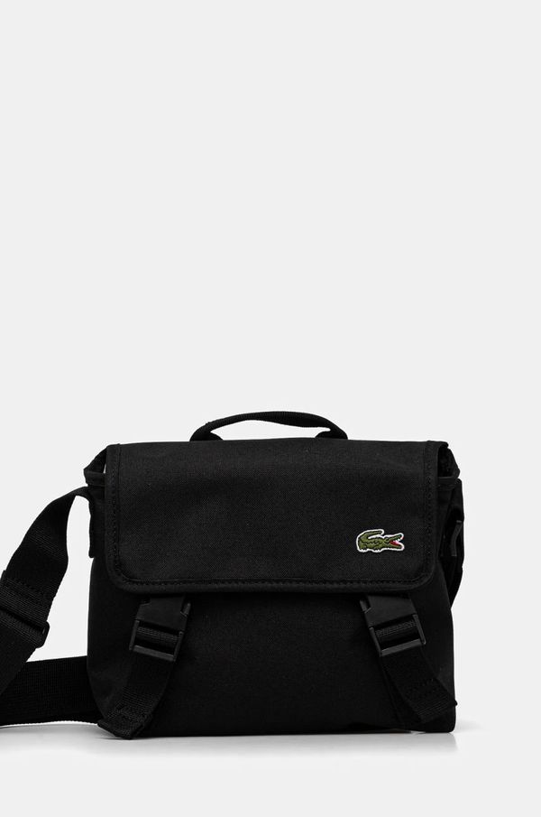Lacoste Torbica za okoli pasu Lacoste črna barva, NU4865NE