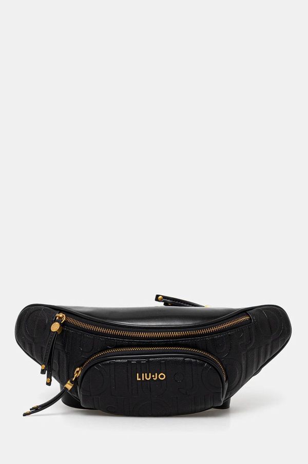 Liu Jo Torbica za okoli pasu Liu Jo črna barva, AA5162 E0538