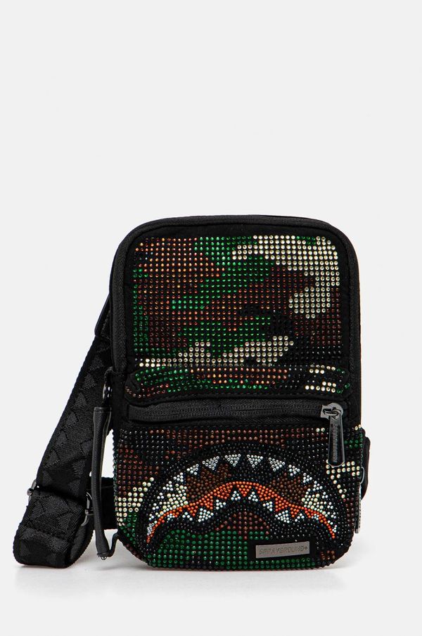 Sprayground Torbica za okoli pasu Sprayground črna barva, 910B4829NSZ