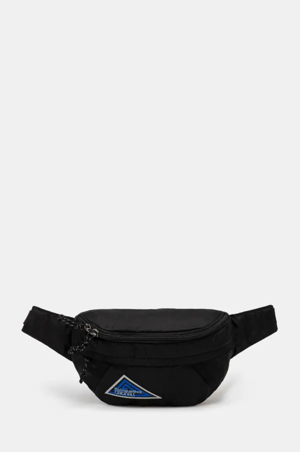 thisisneverthat Torbica za okoli pasu thisisneverthat Washed Nylon Waist Bag črna barva, TN243WBASB01