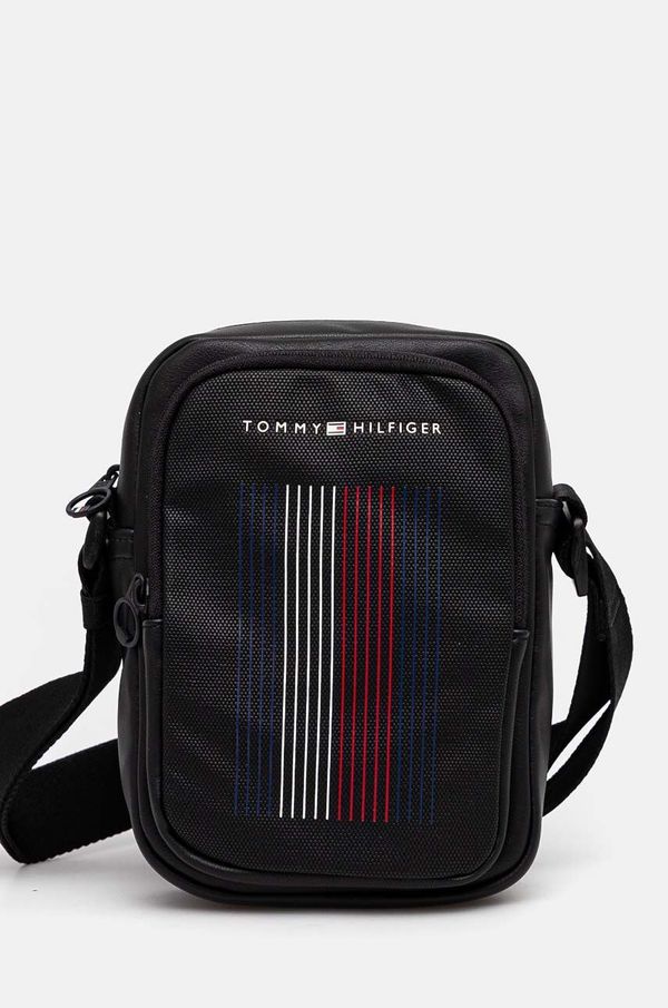 Tommy Hilfiger Torbica za okoli pasu Tommy Hilfiger črna barva, AM0AM12457