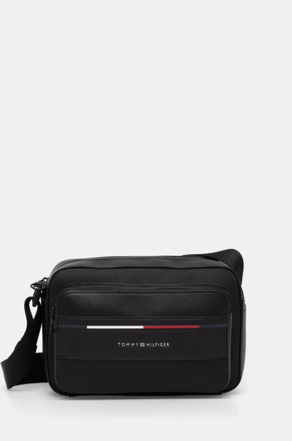 Tommy Hilfiger Torbica za okoli pasu Tommy Hilfiger črna barva, AM0AM13199