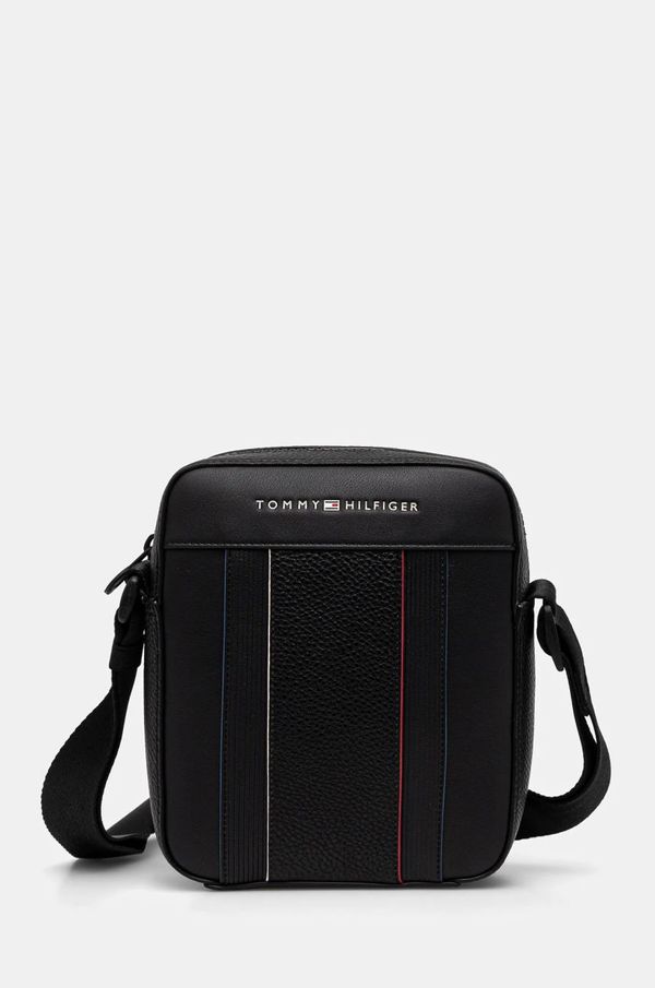 Tommy Hilfiger Torbica za okoli pasu Tommy Hilfiger črna barva, AM0AM13300