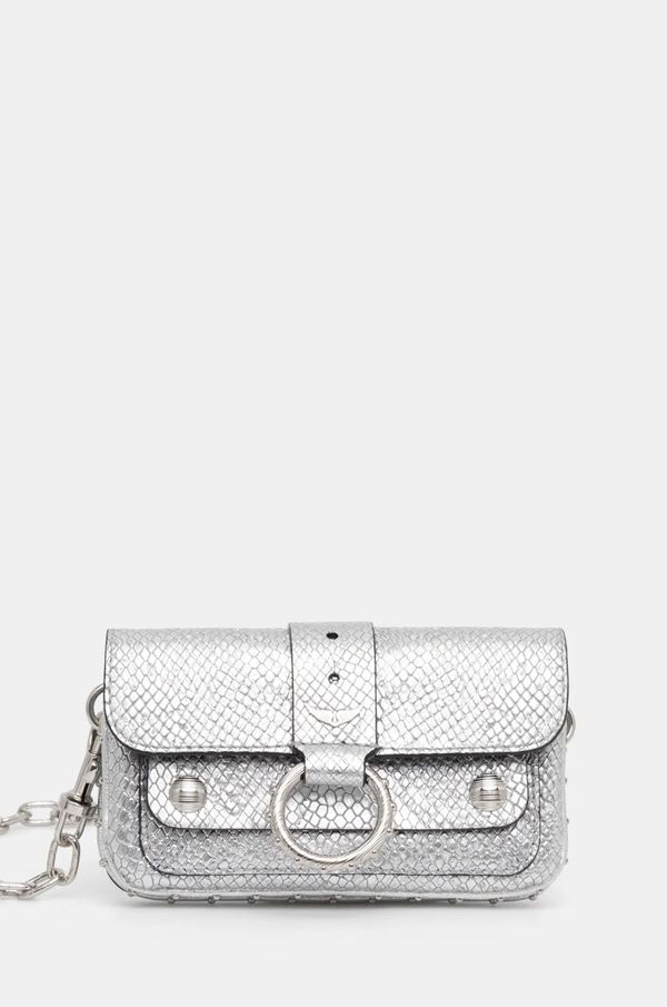 Zadig&Voltaire Torbica ZADIG&VOLTAIRE srebrna barva, LWBA02543