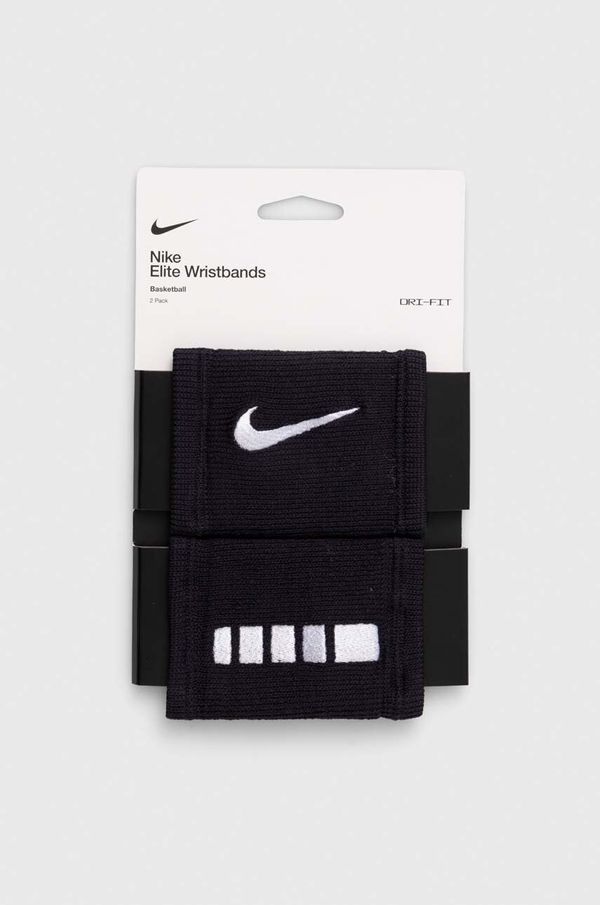 Nike Trak za zapestje Nike 2-pack črna barva