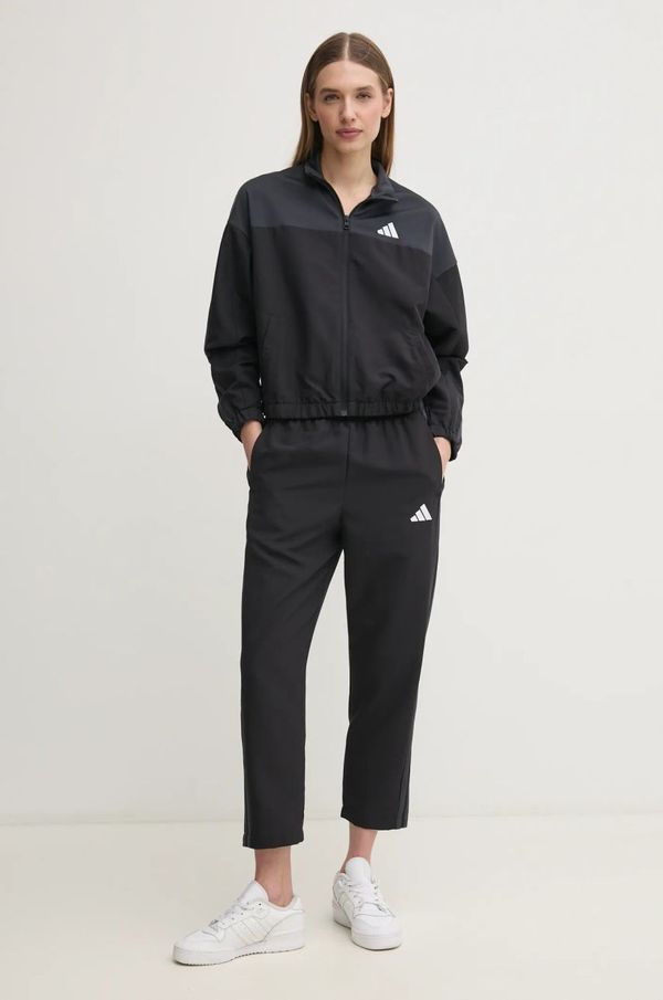 adidas Trenirka adidas BOLDBLOCK ženski, siva barva, JF3387