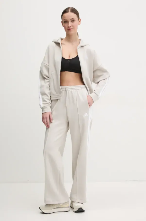 adidas Trenirka adidas ENERGIZE ženski, bež barva, JD2667