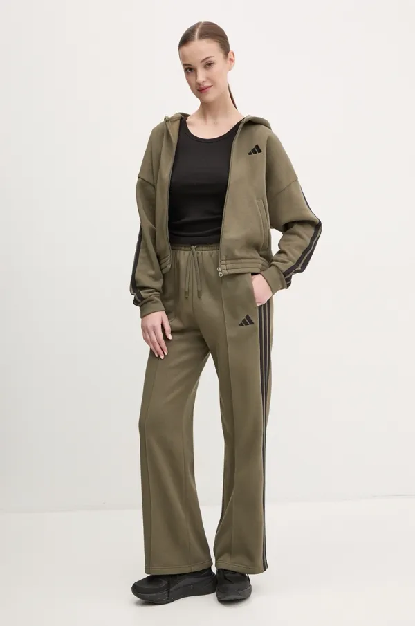 adidas Trenirka adidas ENERGIZE ženski, zelena barva, JD2662