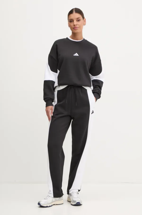 adidas Trenirka adidas LAZIDAY ženski, črna barva, JD2672