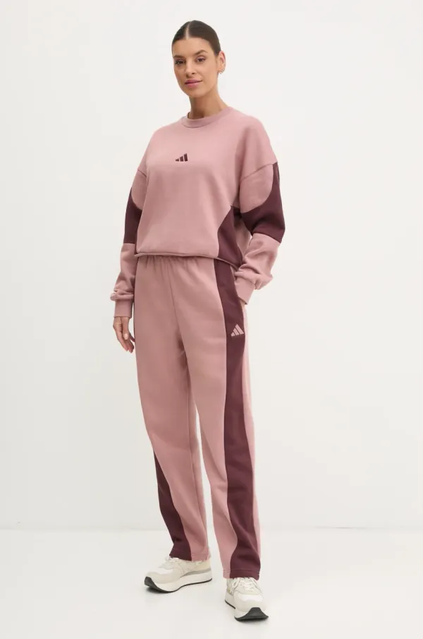 adidas Trenirka adidas LAZIDAY ženski, roza barva, JF3389