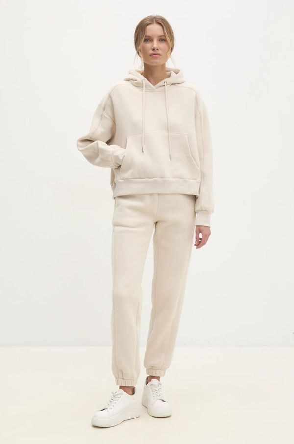 Answear Lab Trenirka Answear Lab ženski, bež barva