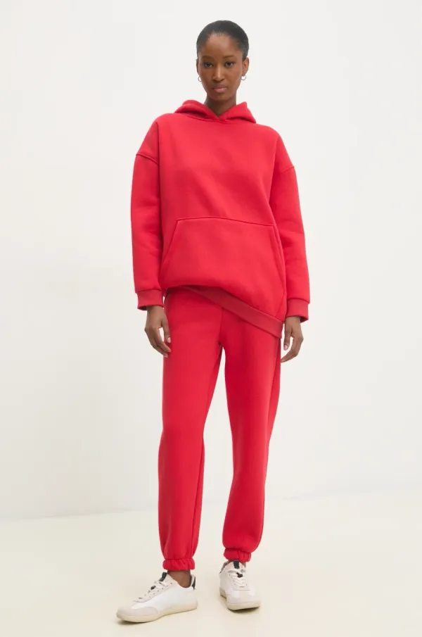 Answear Lab Trenirka Answear Lab ženski, rdeča barva