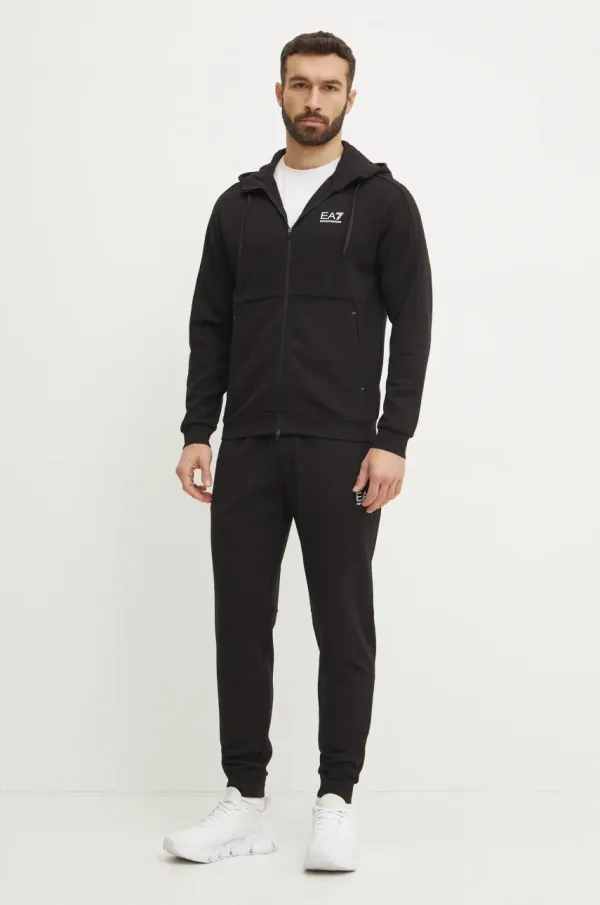 EA7 Emporio Armani Trenirka EA7 Emporio Armani moški, črna barva, AF12501.7M000131