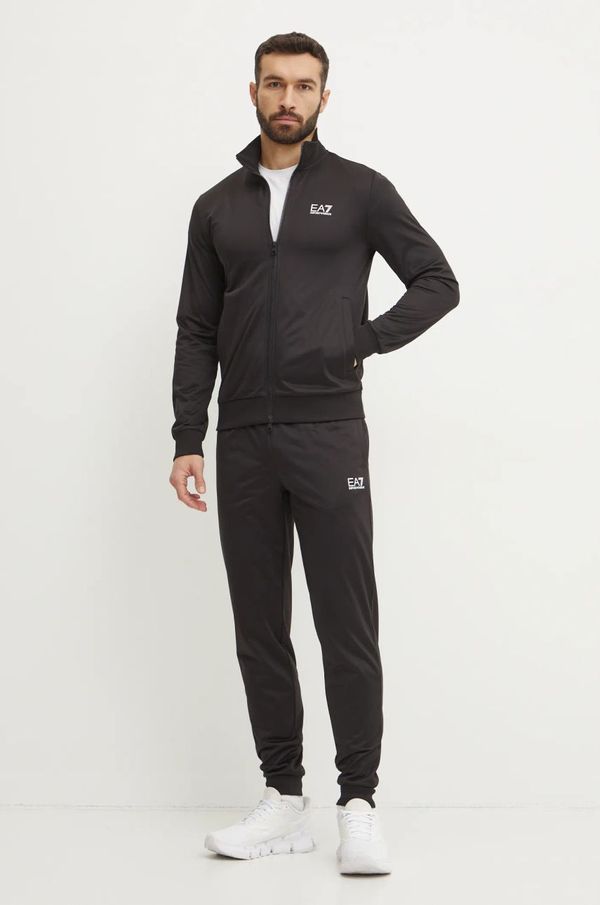 EA7 Emporio Armani Trenirka EA7 Emporio Armani moški, črna barva, PJHCZ.8NPV65